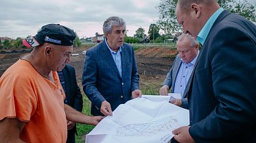 Рабочая поездка С.И.Грачева в западное Оренбуржье